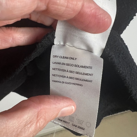 BEBE Y2K Retro Black Gold Rhinestone Spell Out V-Neck 3/4 Sleeve Sweater Dress S - Picture 6 of 9